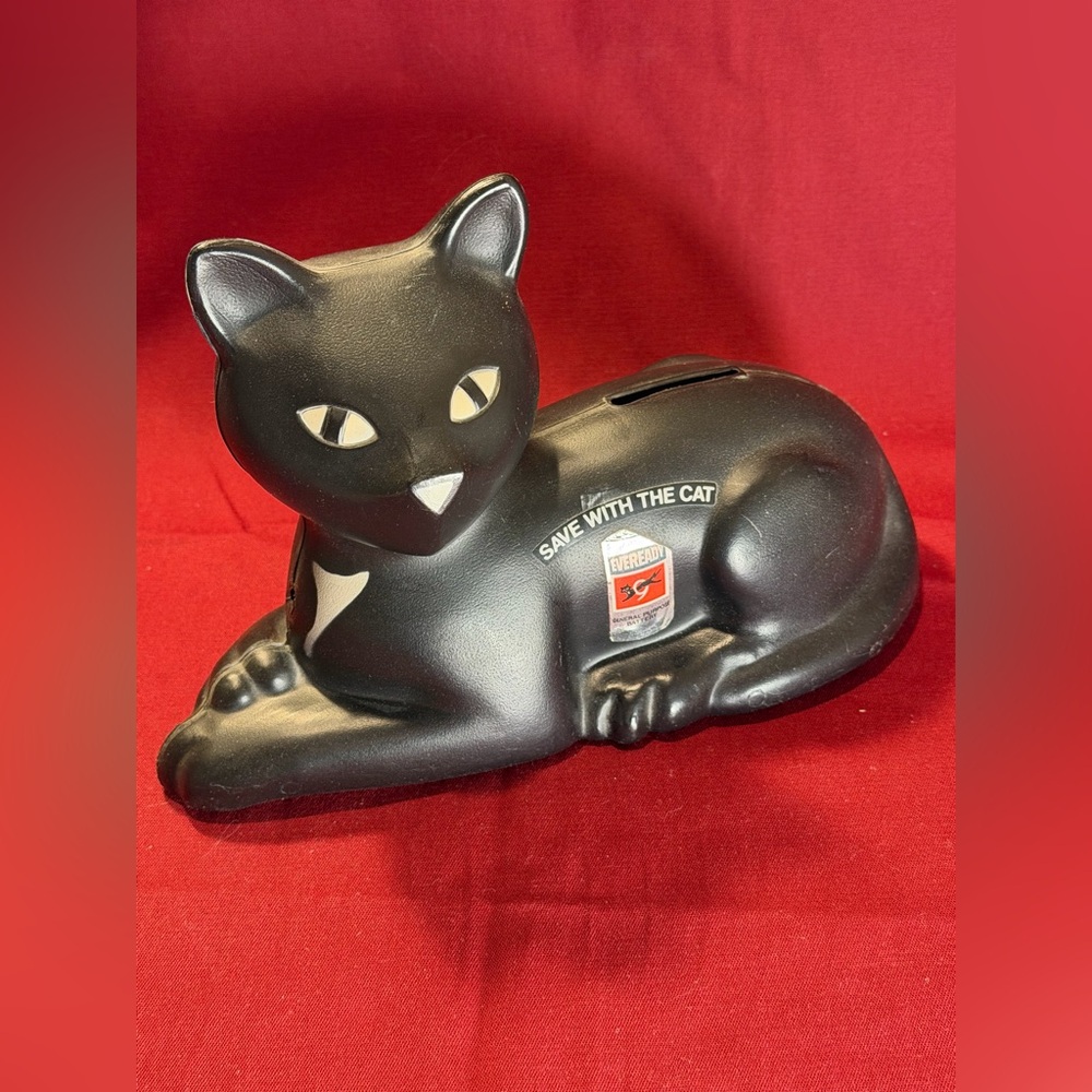 Eveready Black Cat Coin Bank